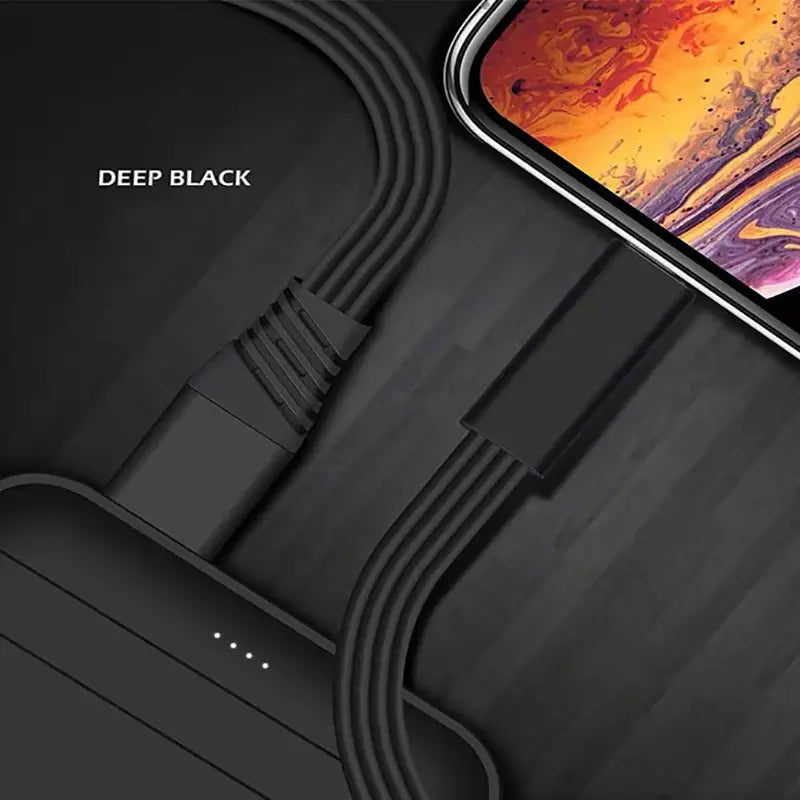 Adjustable USB Cable – Reusable Phone Charging Cable for iPhone, Android, and Type-C Devices with Quick Repair Feature