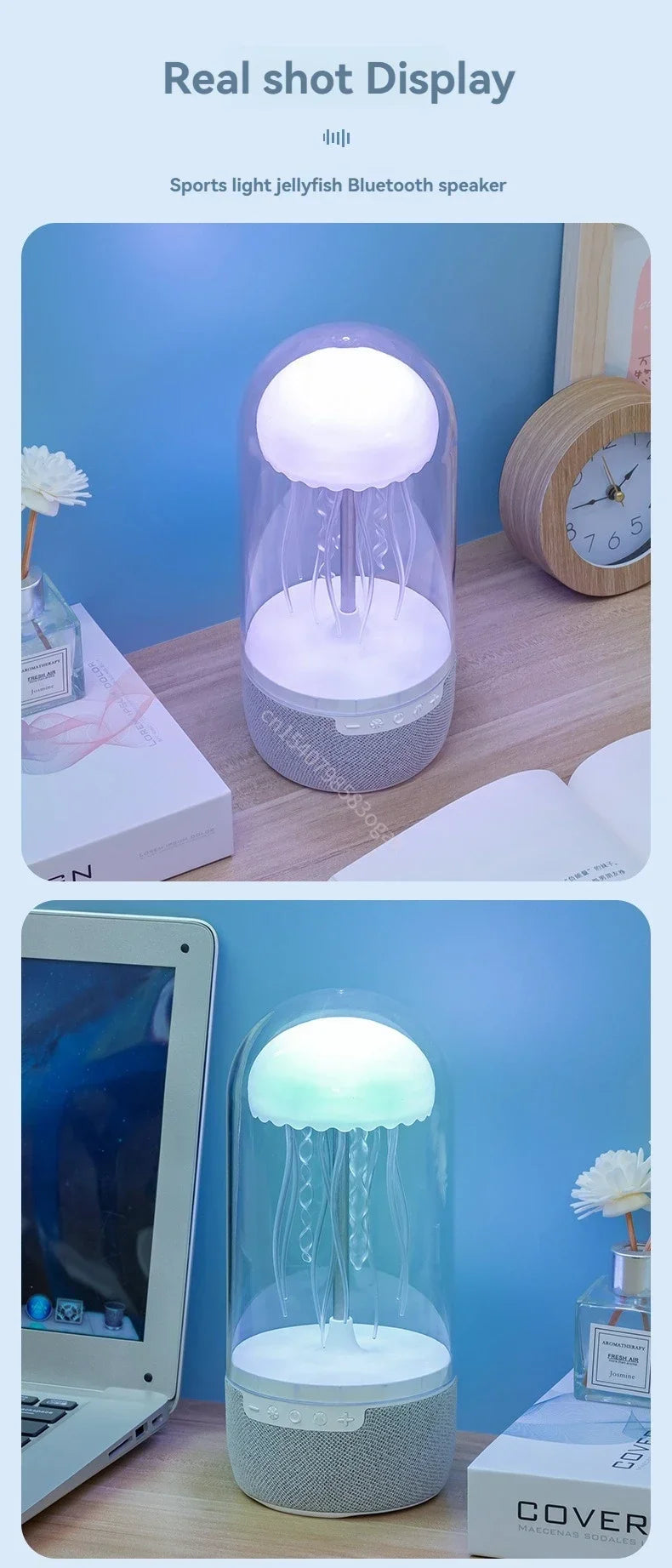 Jellyfish night sexy light, suitable for decorating the bedside table of a girl and a boy's dreamland night in a family dormitory