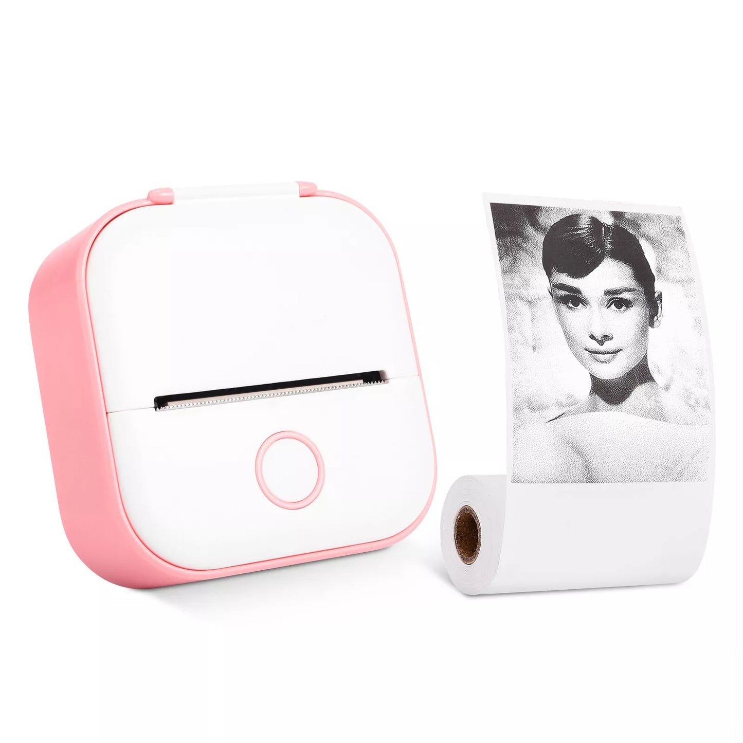 Mini Pocket Thermal Printer with Wireless Bluetooth for Photos or Labels