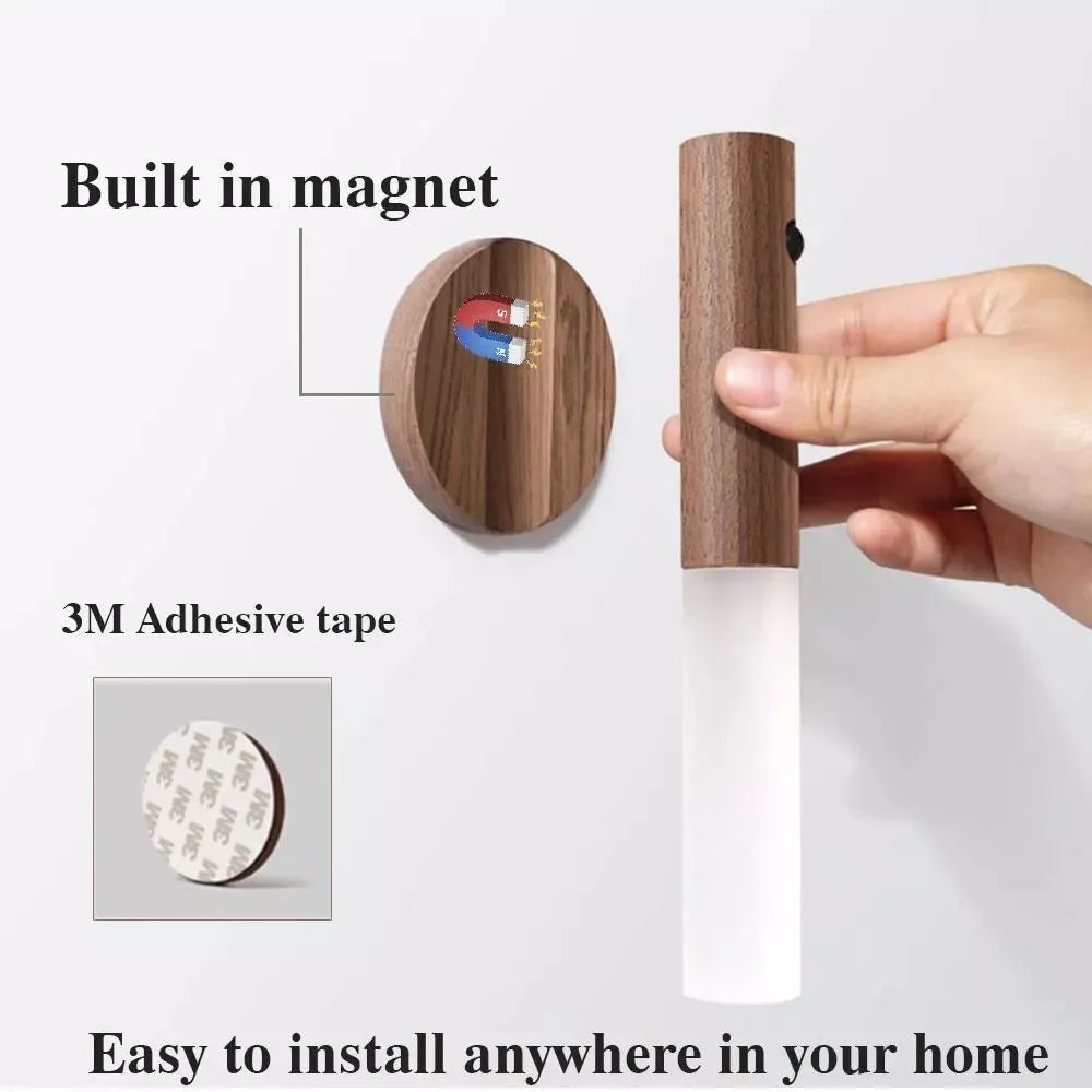 Motion Sensor Night Lights Magnet Body Sensor Hallway Night Lights Led Light