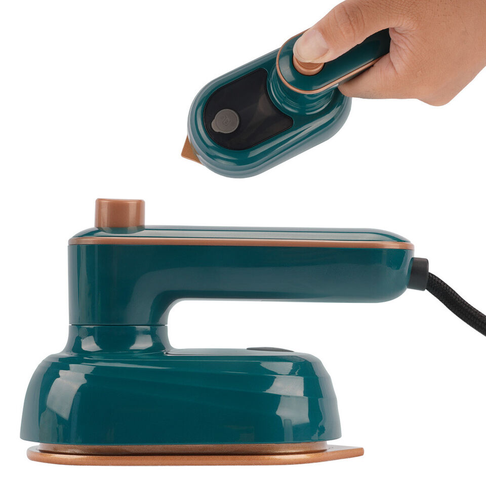 Portable Steam Iron for Clothes: Travel-Friendly Steamer, 1000W Handheld Iron Supports Dry and Wet Ironing, Rapid 15s Heat Up, 180° Rotatable Mini Steam Iron Ideal for Home and Travel