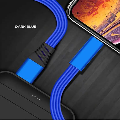 Adjustable USB Cable – Reusable Phone Charging Cable for iPhone, Android, and Type-C Devices with Quick Repair Feature