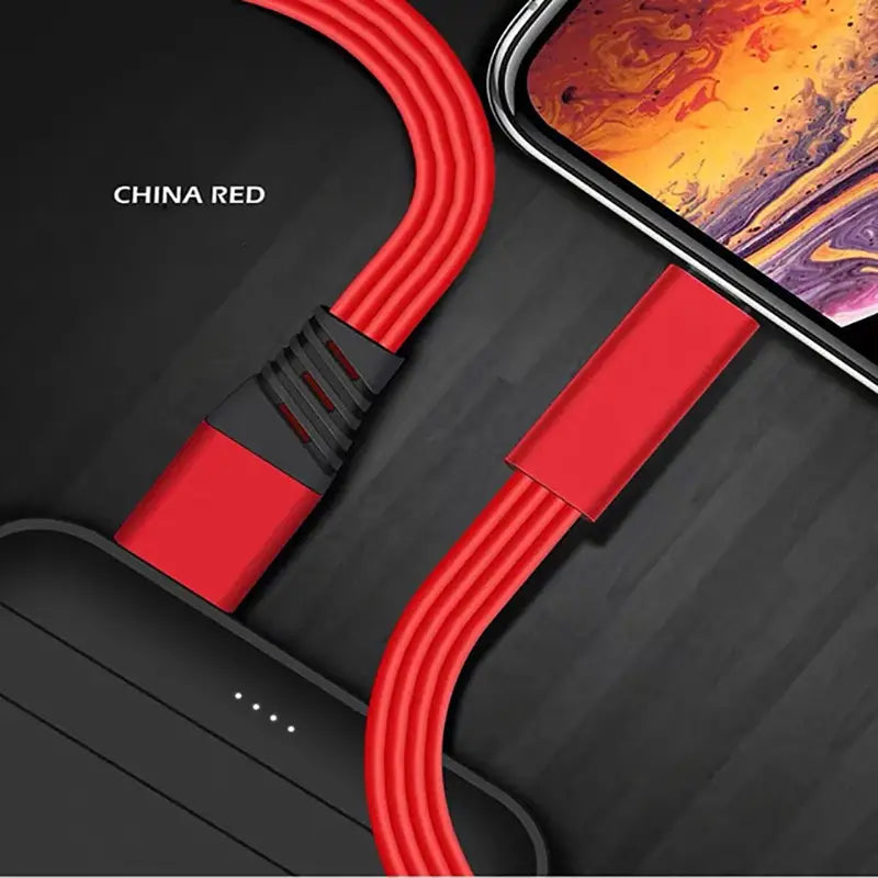 Adjustable USB Cable – Reusable Phone Charging Cable for iPhone, Android, and Type-C Devices with Quick Repair Feature