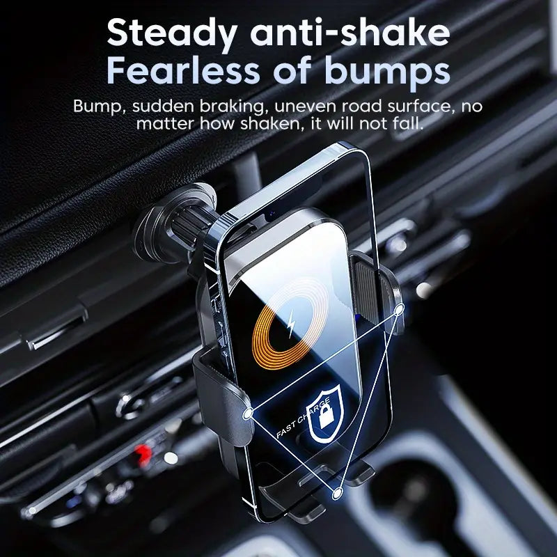 Mobile Phone Holder Car Mobile Phone Charger - Automatic Wireless Charger 15W For Smart Car Charger