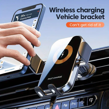 Mobile Phone Holder Car Mobile Phone Charger - Automatic Wireless Charger 15W For Smart Car Charger