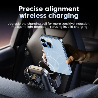 Mobile Phone Holder Car Mobile Phone Charger - Automatic Wireless Charger 15W For Smart Car Charger