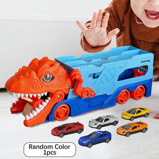 Dinosaur Transport Truck Carrier Novelty Educational Toy Children Dinosaur
