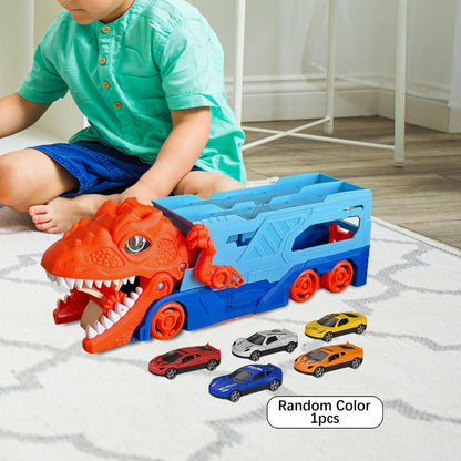 Dinosaur Transport Truck Carrier Novelty Educational Toy Children Dinosaur