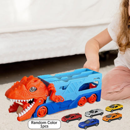 Dinosaur Transport Truck Carrier Novelty Educational Toy Children Dinosaur