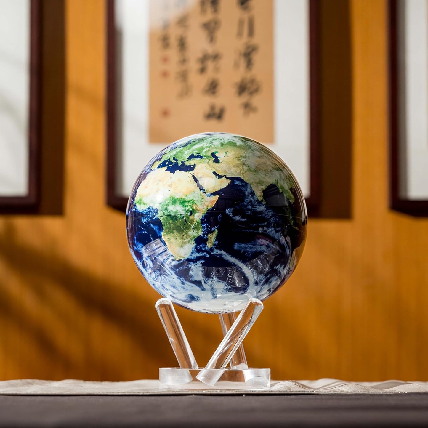 MOVA Globe 4.5" Earth with Clouds Satellite view Brand New