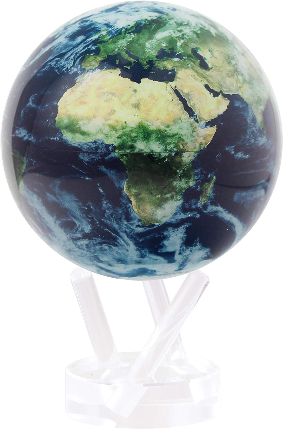 MOVA Globe 4.5" Earth with Clouds Satellite view Brand New