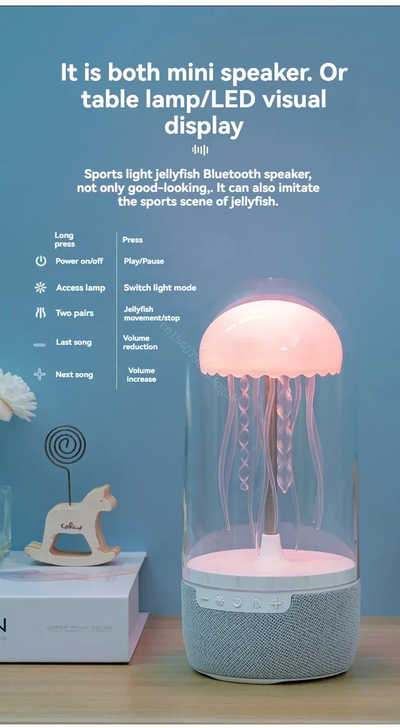 Jellyfish night sexy light, suitable for decorating the bedside table of a girl and a boy's dreamland night in a family dormitory