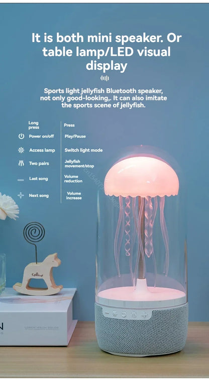 Jellyfish night sexy light, suitable for decorating the bedside table of a girl and a boy's dreamland night in a family dormitory