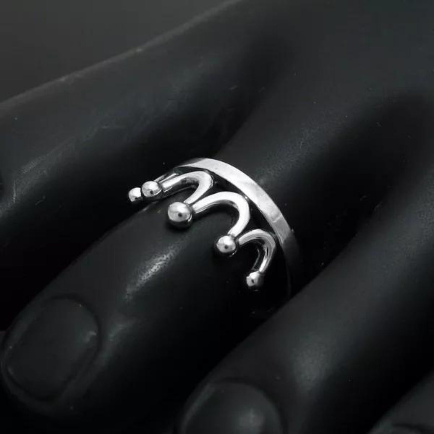 Toe Ring for Women | 925 Sterling Silver Crown Ring for Her | Adjustable Tiara Toe Finger Ring | Gift for Anniversary