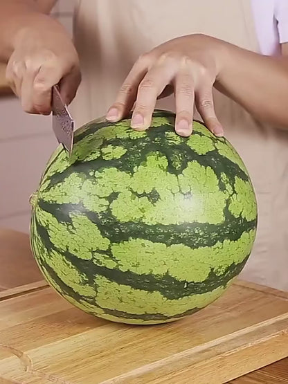 Effortless Watermelon Cutting Made Fun with the Windmill Shape Slicer | Stainless Steel Cutter