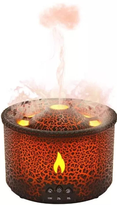 Essential Oil Volcano Diffuser and Humidifier with 2 Settings and Auto-Off Feature