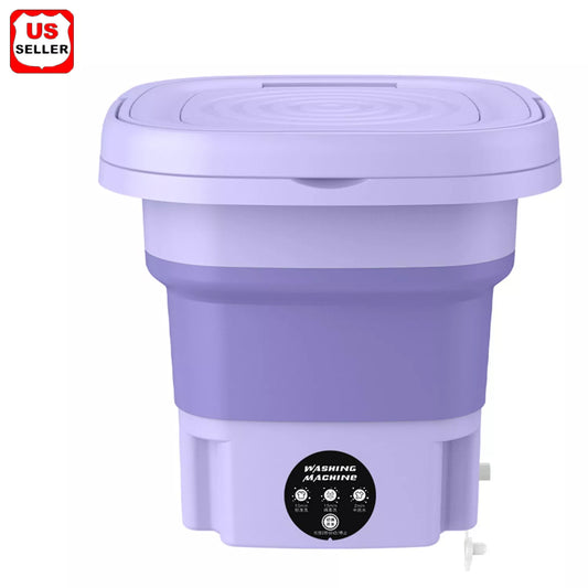 Portable Washing Machine Mini Washer Foldable Washer and Spin Dryer Small Travel