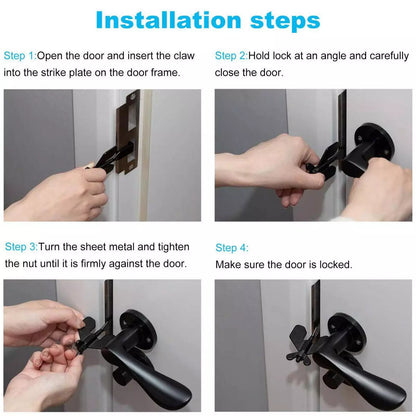 Travel Portable Door Lock for Enhanced Security Anti-Theft Door Stopper and Safety Lock
