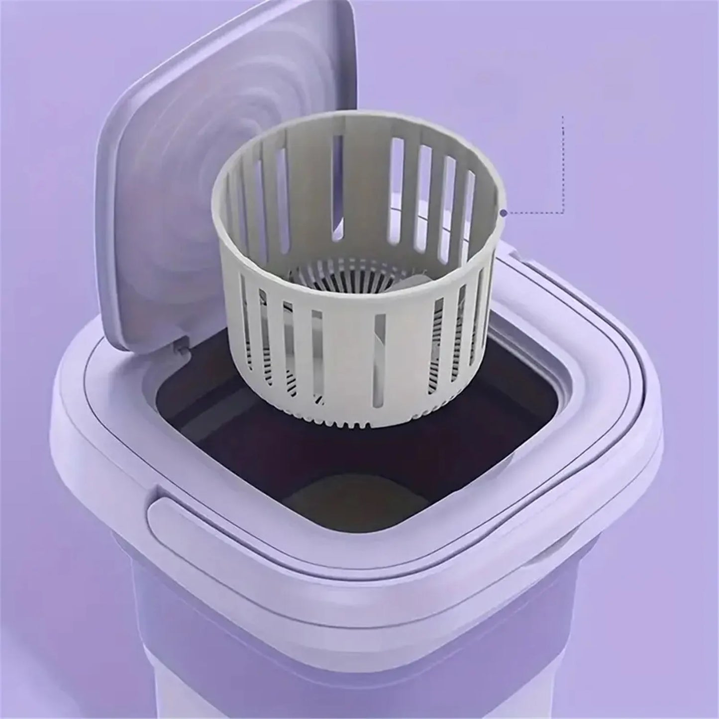 Portable Washing Machine Mini Washer Foldable Washer and Spin Dryer Small Travel