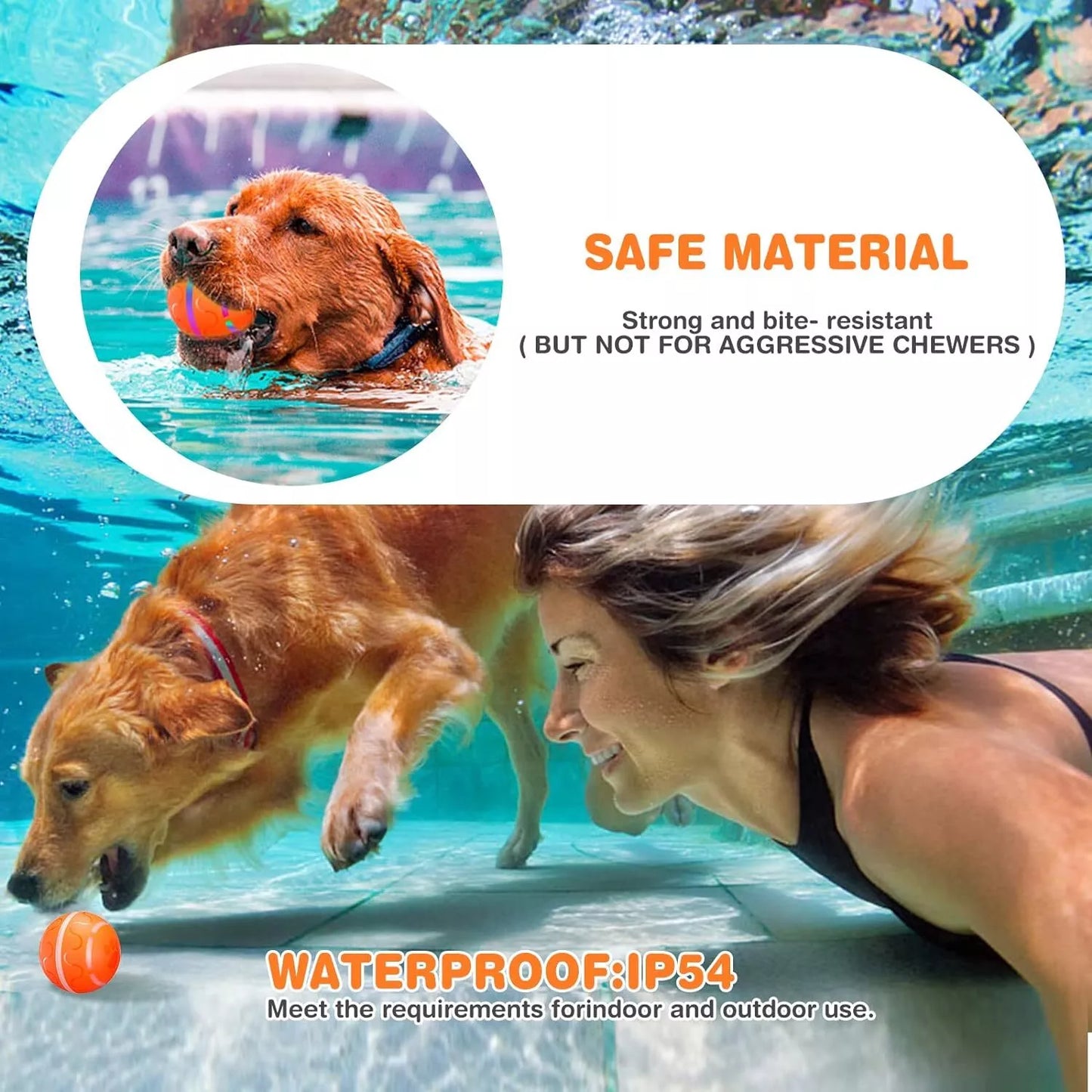 Interactive LED Flash Pet Ball for Dogs with Remote Control – Engaging Dog Toy with Flashing Lights for Active Playtime