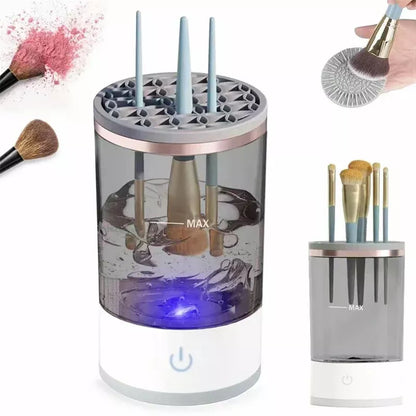 Electric Makeup Brush Cleaner Automatic Cosmetic Brushes Cleaning Machine
