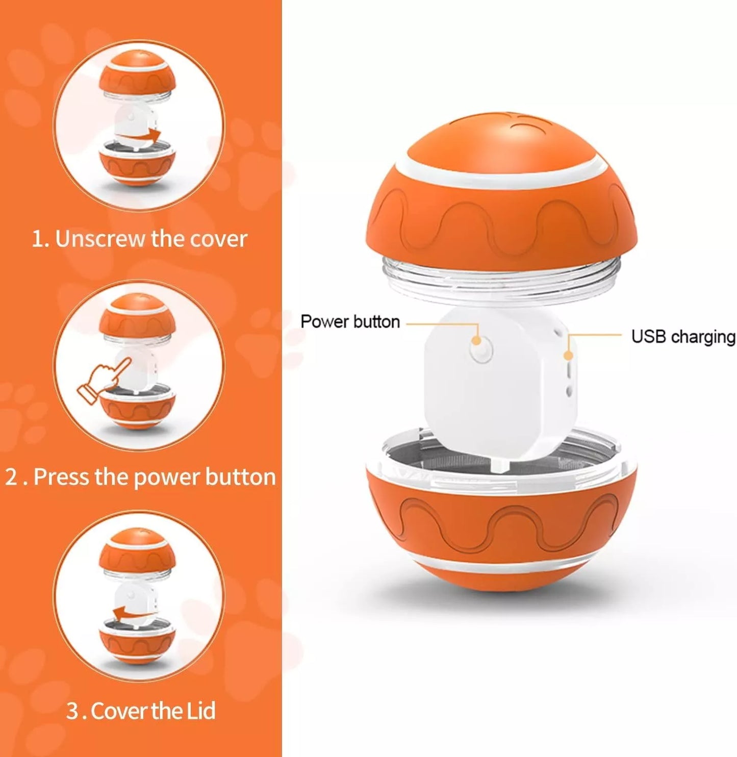 Interactive LED Flash Pet Ball for Dogs with Remote Control – Engaging Dog Toy with Flashing Lights for Active Playtime