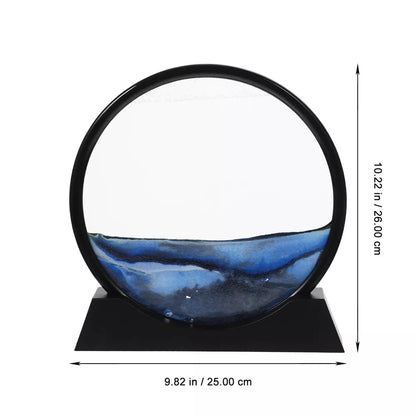 Sand Motion Art Flowing Picture Moving Sand Frame 3D Sandscape in Motion
