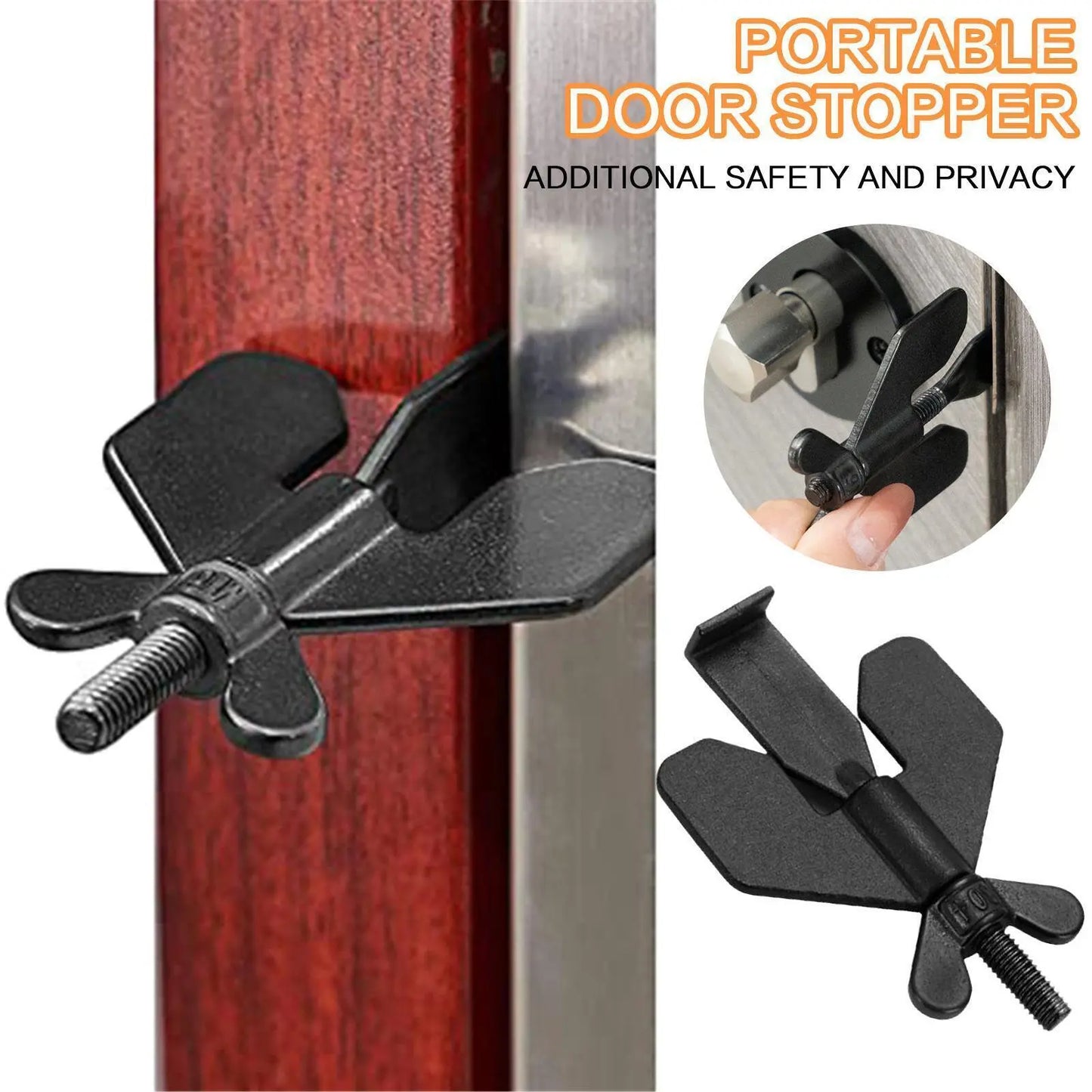Travel Portable Door Lock for Enhanced Security Anti-Theft Door Stopper and Safety Lock