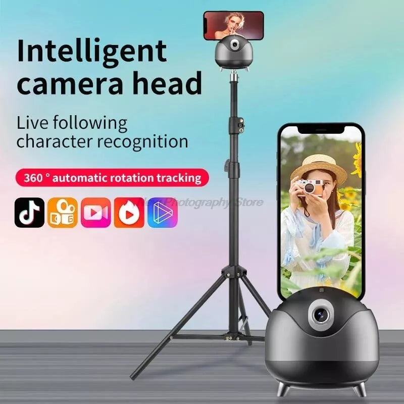 AI Auto Face Tracking 360° Rotation Gimbal Stabilizer