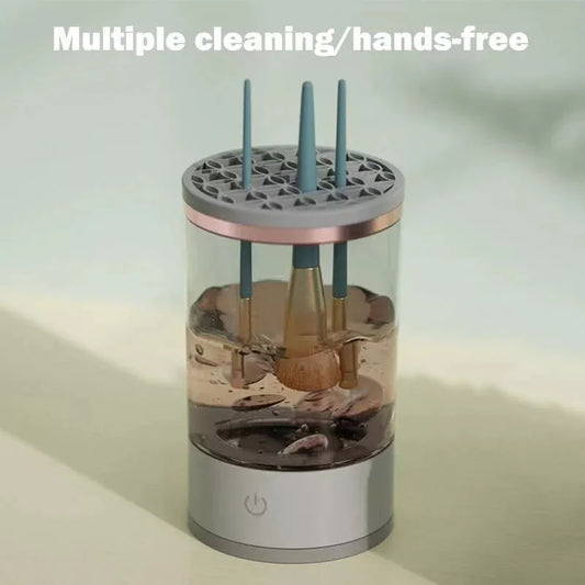 Electric Makeup Brush Cleaner Automatic Cosmetic Brushes Cleaning Machine