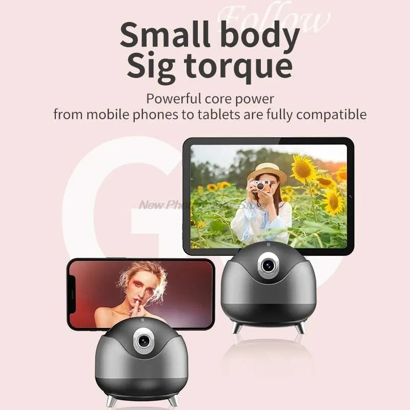 AI Auto Face Tracking 360° Rotation Gimbal Stabilizer