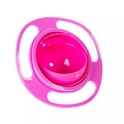 Baby Kids Feeding Bowl Magic 360° Rotary Gyro Bowl Spill-Proof Balance Baby Bowl