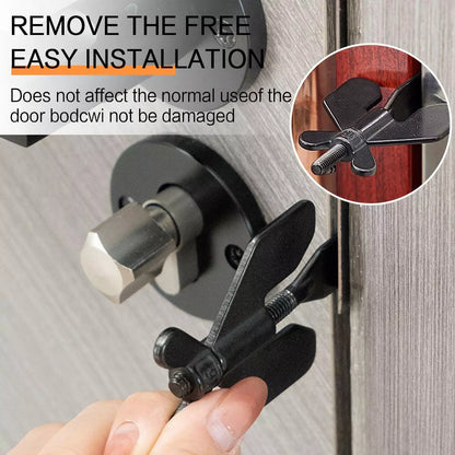 Travel Portable Door Lock for Enhanced Security Anti-Theft Door Stopper and Safety Lock