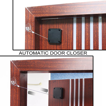 Punch-free Automatic Sensor Door Closer for Home Office Doors Self Closing Off