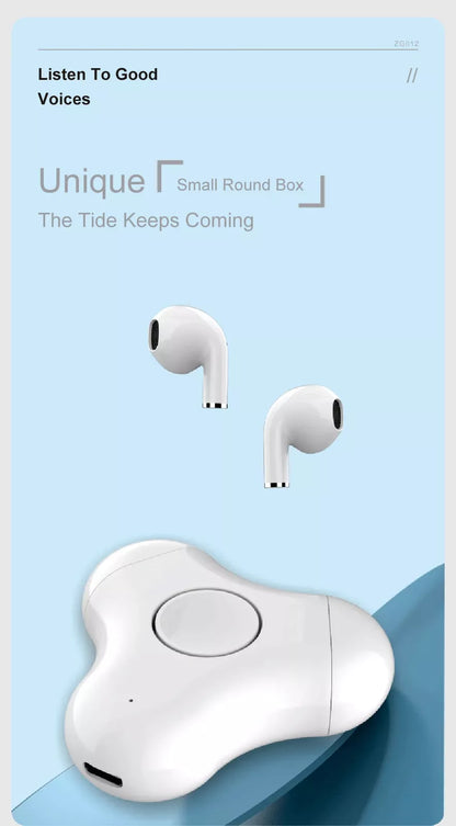 Bluetooth Earphones Wireless Headphones Striangle Fidget Spinner