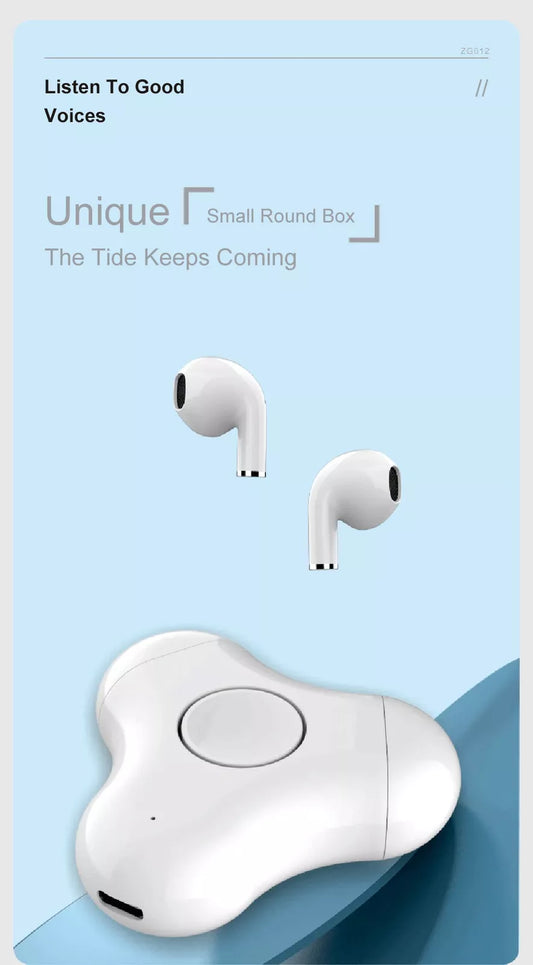 Bluetooth Earphones Wireless Headphones Striangle Fidget Spinner