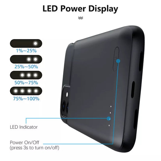 Max Mini Battery Charger Case Power Bank Charging Cover