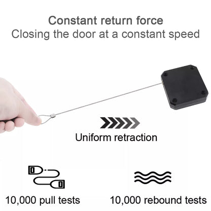 Punch-free Automatic Sensor Door Closer for Home Office Doors Self Closing Off