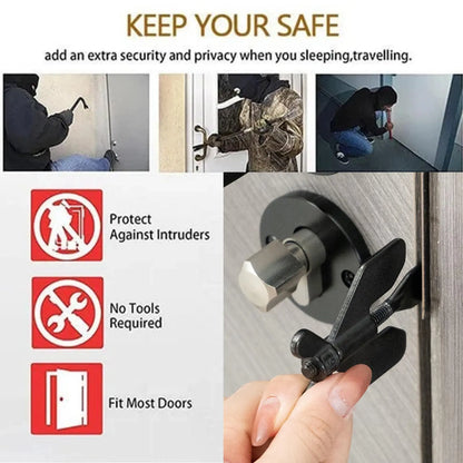 Travel Portable Door Lock for Enhanced Security Anti-Theft Door Stopper and Safety Lock