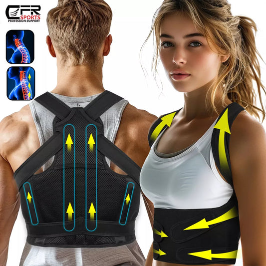 Adjustable Back and Shoulder Posture Corrector for Men and Women