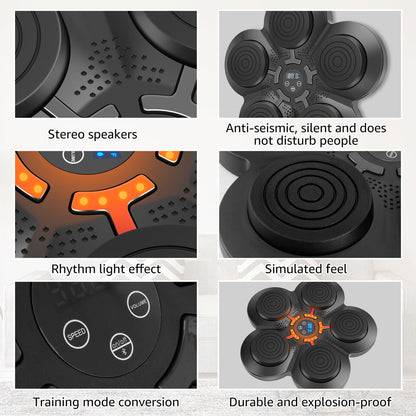 Boxing Machine Wall Target Training with Bluetooth Connectivity and Gloves