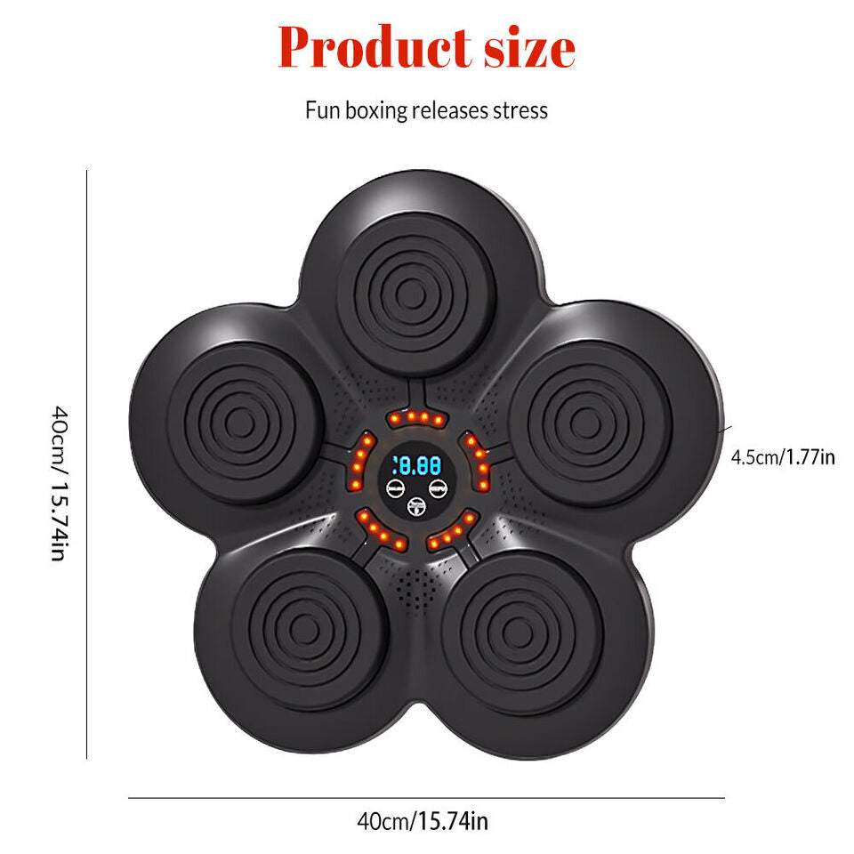 Boxing Machine Wall Target Training with Bluetooth Connectivity and Gloves