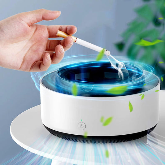 2 In 1 Air Purifier Multifunctional and Ashtray with Filter, Simple Power Multifunctional Ashtray Best For Indoor/Outdoor/Home/Office/Car