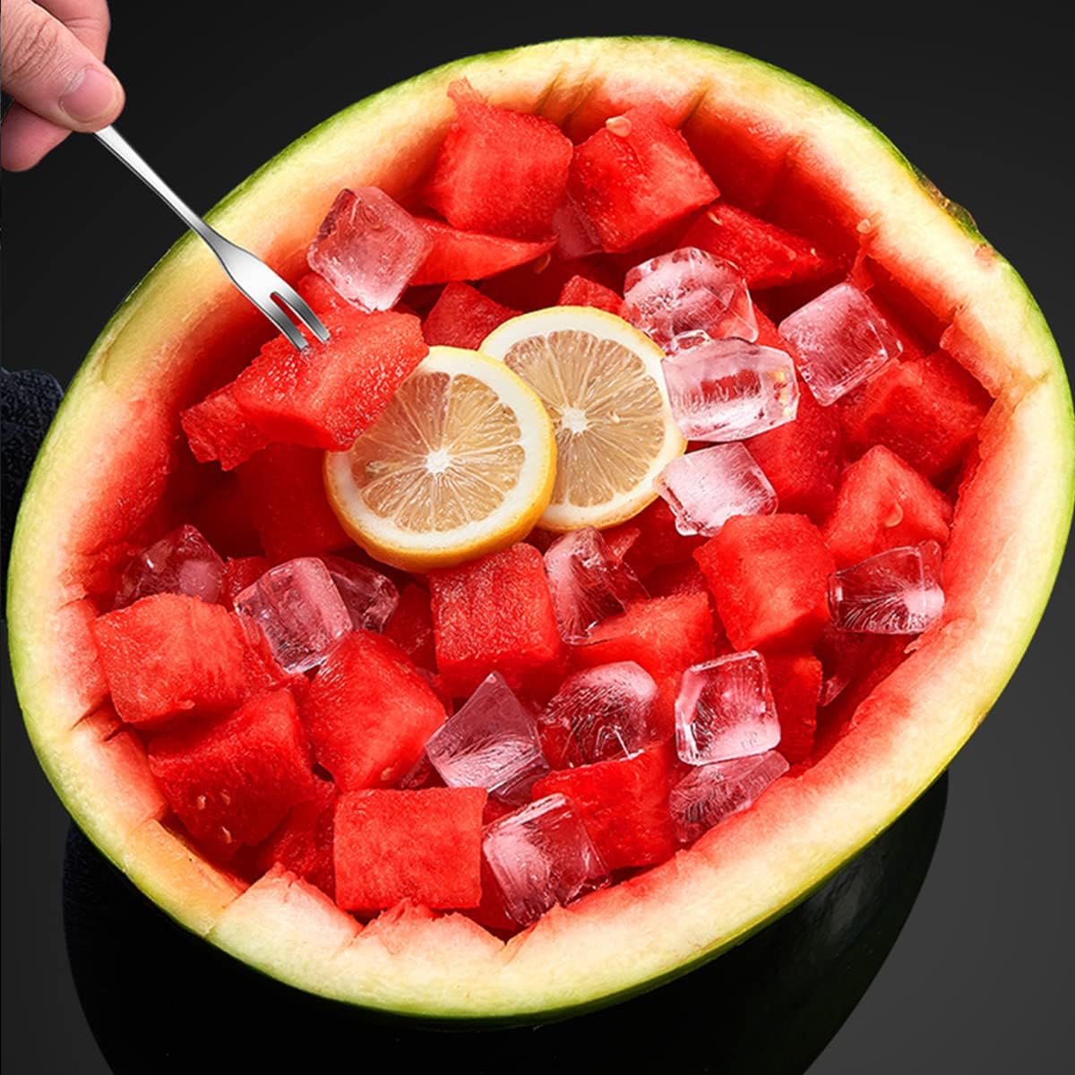 Effortless Watermelon Cutting Made Fun with the Windmill Shape Slicer | Stainless Steel Cutter